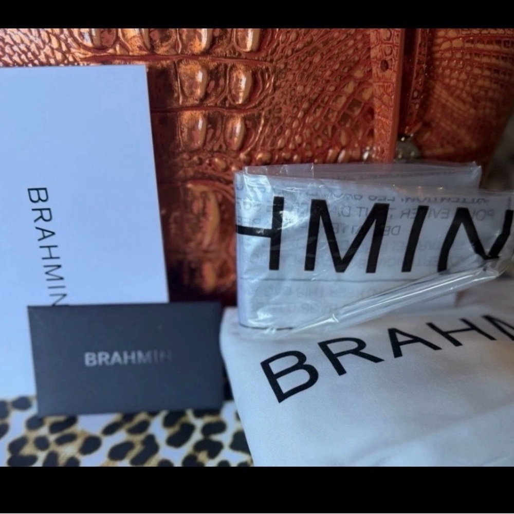 NWT Brahmin ORANGE POTION Medium Asher - Hard to find PRICE FIRM - Picture 12 of 16